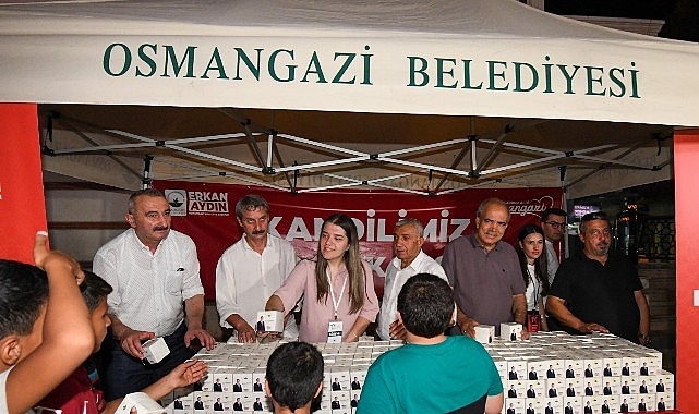Osmangazi Belediyesi'nden Mevlit Kandili İkramı