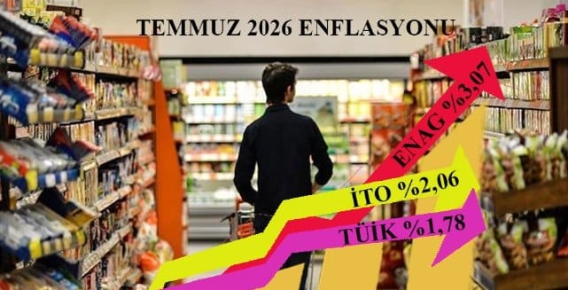 TÜİK ve ENAG'dan Temmuz Enflasyon Verileri