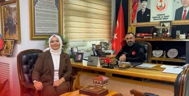 Şehit Polis Eşi Hatice Türkmen TÜGŞAV'ı Ziyaret Etti